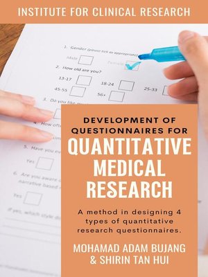 cover image of Development of Questionnaires for Quantitative Medical Research
